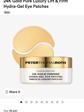 Peter Thomas Roth Gold Hydra-Gel Eye Patches